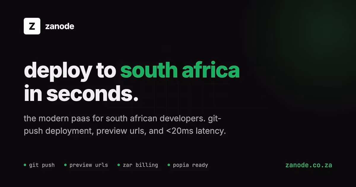 HostAfrica Gobbles Up Zanode Smoothing Developer Workflow
